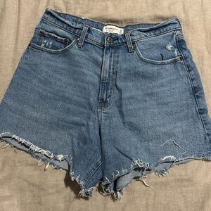 Abercrombie curve love high rise dad short